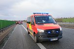 Mehrere Schutzengel an Bord gehabt - Unfall auf der A38 (Foto: S. Dietzel) Mehrere Schutzengel an Bord gehabt - Unfall auf der A38 (Foto: S. Dietzel)
