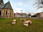 Neue Sitzgelegenheiten in Niedesachswerfen (Foto: Gemeinde Harztor)