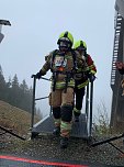 Südharzer Feuerwehrleute beim 2. Oberhofer Treppenlauf (Foto: C.Burkert) Südharzer Feuerwehrleute beim 2. Oberhofer Treppenlauf (Foto: C.Burkert)