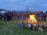Osterfeuer in Osterode (Foto: Sandra Witzel)