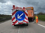 Auffahrunfall auf der Autobahn (Foto: S.Dietzel)