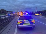 Schwerer Unfall auf der A38 (Foto: S. Dietzel) Schwerer Unfall auf der A38 (Foto: S. Dietzel)