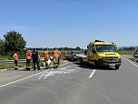 Unfall heute Mittag bei Bielen (Foto: S.Dietzel) Unfall heute Mittag bei Bielen (Foto: S.Dietzel)
