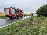 Unfall bei Steinbrücken (Foto: S.Dietzel) Unfall bei Steinbrücken (Foto: S.Dietzel)