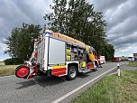 Unfall bei G&uuml;nzerode (Foto: S. Dietzel)