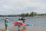 Grand Slam auf dem Wasser: beim EVN Sup Cup traf sich heute wieder die Elite der Stehpaddler auf dem Sundh&auml;user See (Foto: agl)