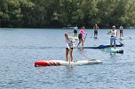 Grand Slam auf dem Wasser: beim EVN Sup Cup traf sich heute wieder die Elite der Stehpaddler auf dem Sundh&auml;user See (Foto: agl)