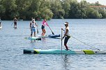 Grand Slam auf dem Wasser: beim EVN Sup Cup traf sich heute wieder die Elite der Stehpaddler auf dem Sundh&auml;user See (Foto: agl)