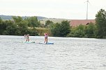 Grand Slam auf dem Wasser: beim EVN Sup Cup traf sich heute wieder die Elite der Stehpaddler auf dem Sundh&auml;user See (Foto: agl)