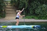 Grand Slam auf dem Wasser: beim EVN Sup Cup traf sich heute wieder die Elite der Stehpaddler auf dem Sundh&auml;user See (Foto: agl)