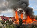 Fotos vom Feuer in Salza (Foto: S.Dietzel)