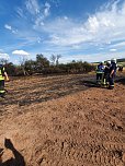 Feuer in der Goldenen Aue (Foto: Die am Einsatz beteiligten Feuerwehren)