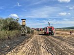 Feuer in der Goldenen Aue (Foto: Die am Einsatz beteiligten Feuerwehren)