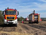 Feuer in der Goldenen Aue (Foto: Die am Einsatz beteiligten Feuerwehren)