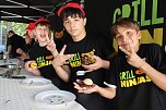 Die "Grill Ninjas" der KKS (Foto: agl) Die "Grill Ninjas" der KKS (Foto: agl)