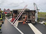 Unfall auf dem Autobahnzubringer (Foto: S.Dietzel) Unfall auf dem Autobahnzubringer (Foto: S.Dietzel)