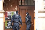 Polizeieinsatz in der Hesser&ouml;der Stra&szlig;e in Nordhausen (Foto: agl)