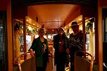Die "Weihnachtsbahn" war unterwegs (Foto: Verein) Die "Weihnachtsbahn" war unterwegs (Foto: Verein)