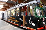Die "Weihnachtsbahn" war unterwegs (Foto: Verein) Die "Weihnachtsbahn" war unterwegs (Foto: Verein)