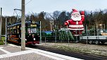 Die "Weihnachtsbahn" war unterwegs (Foto: Verein) Die "Weihnachtsbahn" war unterwegs (Foto: Verein)