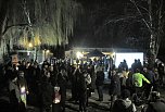 Gegenprotest zur AfD Veranstaltung in Sundhausen (Foto: agl)