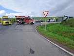 Unfall gestern Nachmittag (Foto: Feuerwehr/S.Dietzel) Unfall gestern Nachmittag (Foto: Feuerwehr/S.Dietzel)