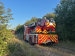 Feuerwehreinsatz am Bahngel&auml;nde (Foto: nnz)