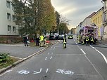 Schwerer Unfall in Sondershausen (Foto: S. Dietzel)