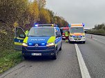 LKW Unfall auf der A38 (Foto: S. Dietzel)