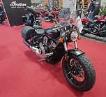 Peter Blei auf der Motorradmesse Erfurt (Foto: Peter Blei)