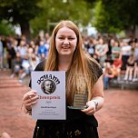 Am Herder-Gymnasium wurde der "Johann" verliehen (Foto: Philipp Kugelmeier ) Am Herder-Gymnasium wurde der "Johann" verliehen (Foto: Philipp Kugelmeier )