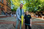 92 neue Sch&uuml;lerinnen und Sch&uuml;ler begr&uuml;&szlig;te man heute am Humboldt-Gymnasium (Foto: Christoph Keil)