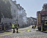 Brand in der Bleicheröder Hauptstraße (Foto: S. Dietzel) Brand in der Bleicheröder Hauptstraße (Foto: S. Dietzel)