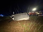 Unfall am Abend bei Günzerode (Foto: S.Dietzel) Unfall am Abend bei Günzerode (Foto: S.Dietzel)