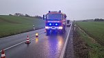 Unfall auf der B243 (Foto: S. Dietzel) Unfall auf der B243 (Foto: S. Dietzel)