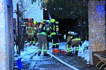 Feuerwehreinsatz in der Freiheitsstra&szlig;e in Krimderode (Foto: S. Dietzel)