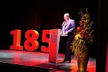 185 Jahre Kreissparkasse Nordhausen dominierten den Jahresempfang am Donnerstagabend im Theater. (Foto: ssc) 185 Jahre Kreissparkasse Nordhausen dominierten den Jahresempfang am Donnerstagabend im Theater. (Foto: ssc)