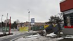 Der alte Rewe-Markt in Salza wird derzeit abgerissen. (Foto: vgf) Der alte Rewe-Markt in Salza wird derzeit abgerissen. (Foto: vgf)