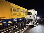 Ein Lkw-Unfall ereignete sich auf der A38. (Foto: Silvio Dietzel) Ein Lkw-Unfall ereignete sich auf der A38. (Foto: Silvio Dietzel)