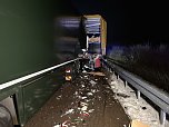 Ein Lkw-Unfall ereignete sich auf der A38. (Foto: Silvio Dietzel) Ein Lkw-Unfall ereignete sich auf der A38. (Foto: Silvio Dietzel)
