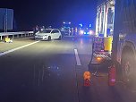 Unfall auf der A38 (Foto: Feuerwehr Berga / Silvio Dietzel)