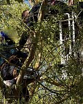 Feuerwehr und Polizei bekamen schlie&szlig;lich doch noch Arbeit (Foto: privat)