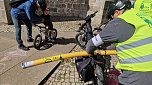 Die 3. "Kidical Mass" Fahrraddemo rollte heute durch Nordhausen (Foto: agl)