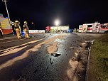 Ein spektakul&auml;rer Unfall ereignete sich Donnerstagabend bei Nordhausen. (Foto: Silvio Dietzel)