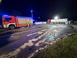 Ein spektakul&auml;rer Unfall ereignete sich Donnerstagabend bei Nordhausen. (Foto: Silvio Dietzel)