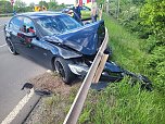 Bei dem Unfall unweit der Autobahn A38 bei Bielen wurde ein Mensch verletzt. (Foto: Silvio Dietzel) Bei dem Unfall unweit der Autobahn A38 bei Bielen wurde ein Mensch verletzt. (Foto: Silvio Dietzel)