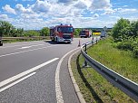 Bei dem Unfall unweit der Autobahn A38 bei Bielen wurde ein Mensch verletzt. (Foto: Silvio Dietzel) Bei dem Unfall unweit der Autobahn A38 bei Bielen wurde ein Mensch verletzt. (Foto: Silvio Dietzel)
