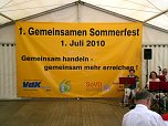 Erstes gemeinsames Sommerfest (Foto: K. Henze)