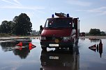 Feuerwehr im Schleudergang (Foto: P. Grabe) Feuerwehr im Schleudergang (Foto: P. Grabe)