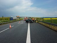 Bild: Unfall auf der Autobahn